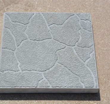 Плитка тротуарная Черепаха Большая (серая) 400*400*50