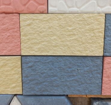 Плитка тротуарная “Булыжная мостовая 1” (серая/ цветная) 300*150*40