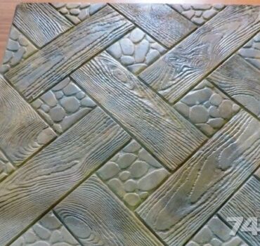 Плитка тротуарная Ялта (серая/ цветная) 300*300*30