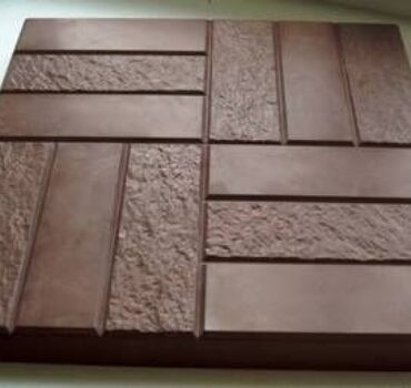 Плитка тротуарная Тетрис (серая, цветная) 300*300*30