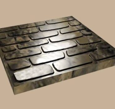 Плитка тротуарная Булыжник (серая/цветная) 40*40*4 см