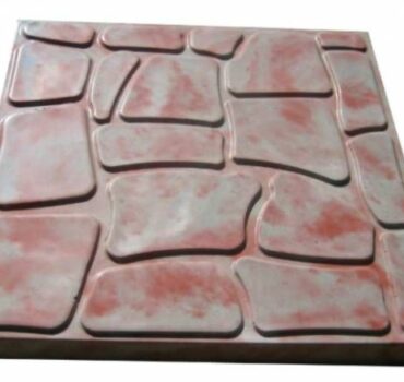 Плитка тротуарная Колотый камень (серая/цветная) 30*30*3 см